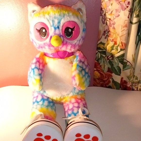 BuildABear Toys Build A Bear Rainbow Owl 7 Glitter Eyes